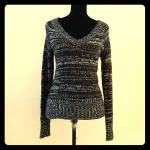 Wet Seal Black Acrylic Sweater